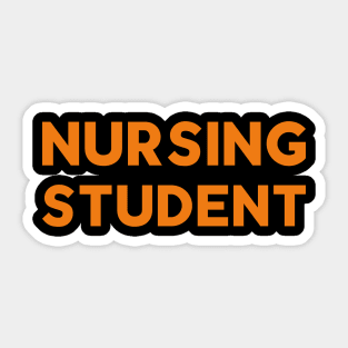 Nursing student Sticker